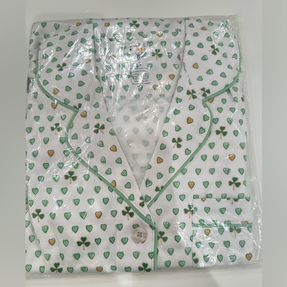 Roller Rabbit Lucky  Heart Pajama Set